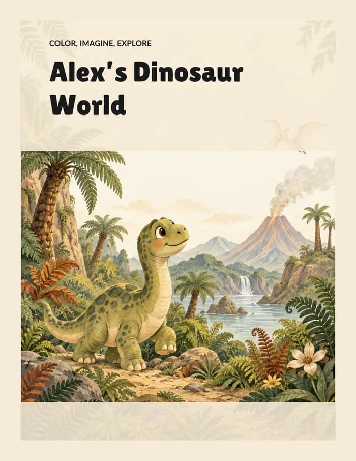 Example coloring books cover
